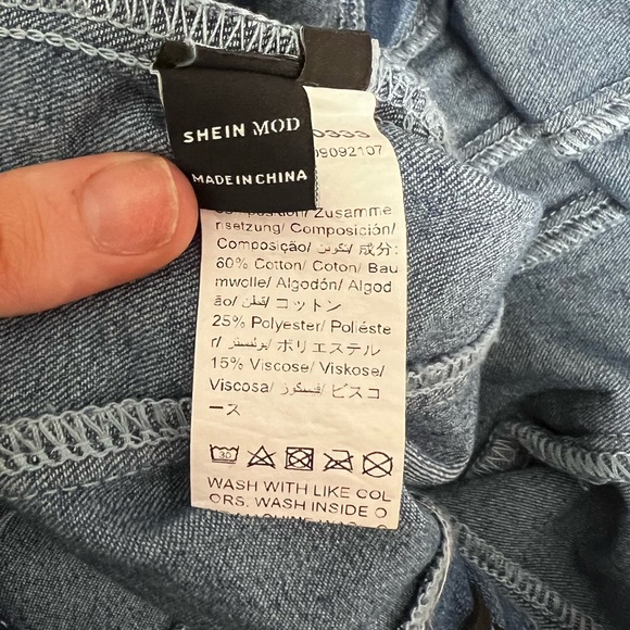 Jean Corset Zip Up Top - Picture 6 of 6